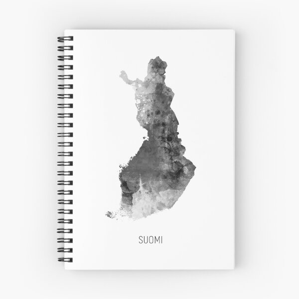Item preview, Suomi Watercolor Map designed and sold by ArtPrints.