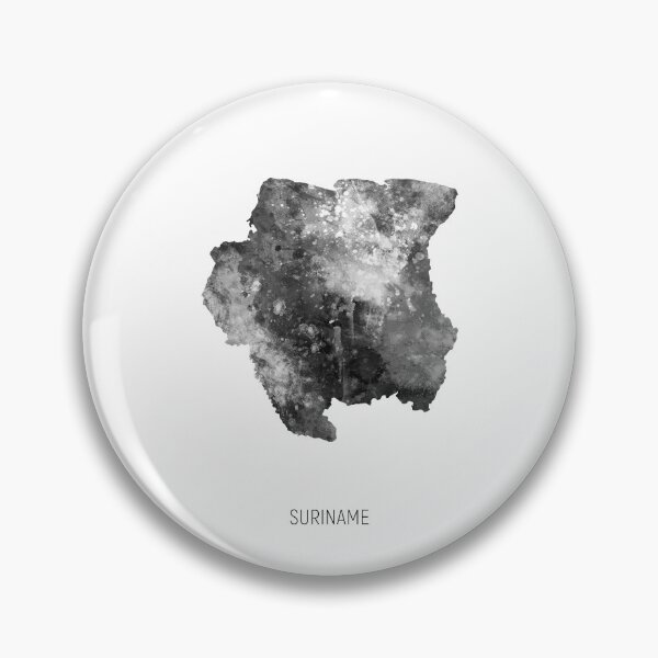 Item preview, Suriname Watercolor Map designed and sold by ArtPrints.