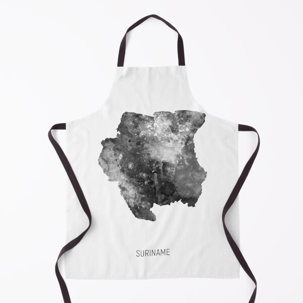 Item preview, Suriname Watercolor Map designed and sold by ArtPrints.