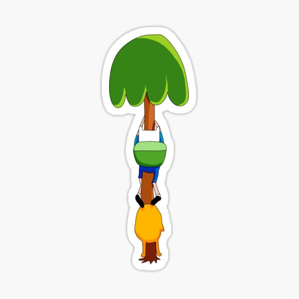 Artikel-Vorschau von Finn und Jake klettern auf einen Baum, designt und verkauft von somebasic.