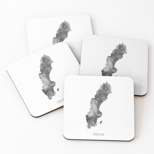 Item preview, Sweden Watercolor Map designed and sold by ArtPrints.