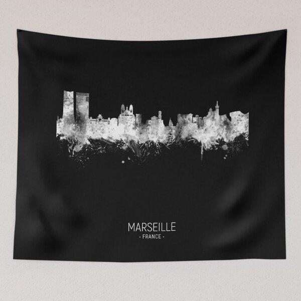 Item preview, Marseille France Skyline designed and sold by ArtPrints.