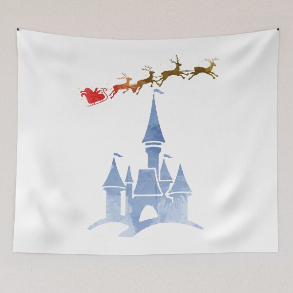 Item preview, Christmas Castle Inspired Silhouette designed and sold by ShadowsInspired.