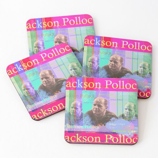 Item preview, Jackson Pollock portrait, Jack the dripper designed and sold by Mauswohn.
