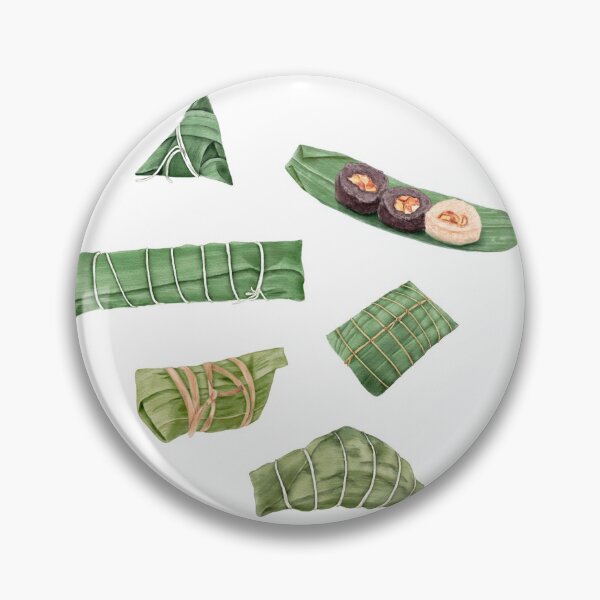 Item preview, Watercolor Illustration of Chinese Traditional Food Zongzi | 粽子 designed and sold by iswenyi.