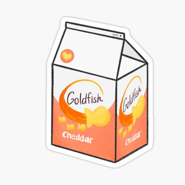Goldfish Box Sticker