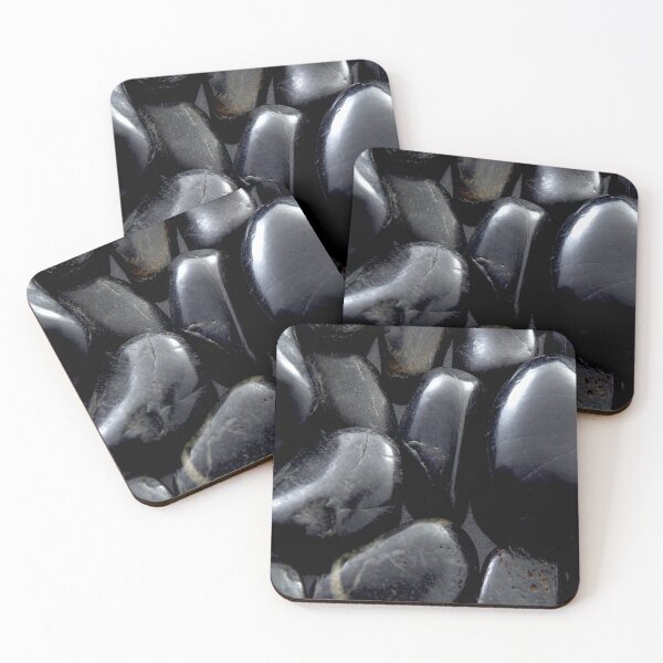Item preview, Natural Black Sea Stone - Polished Coastal Gem designed and sold by Galathi Designs.
