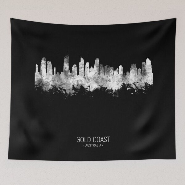 Item preview, Gold Coast Australia Skyline designed and sold by ArtPrints.