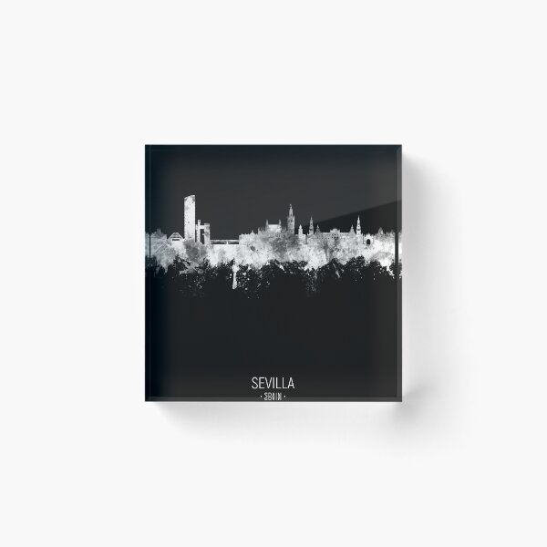 Item preview, Sevilla Spain Skyline designed and sold by ArtPrints.
