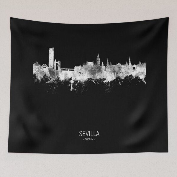 Item preview, Sevilla Spain Skyline designed and sold by ArtPrints.