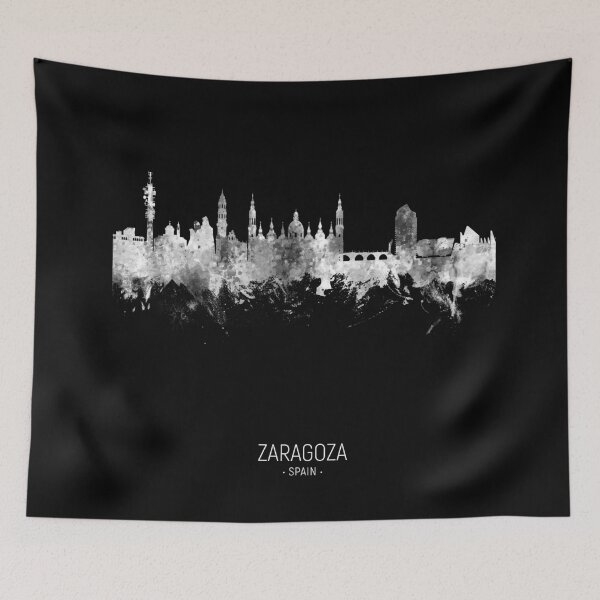 Item preview, Zaragoza Spain Skyline designed and sold by ArtPrints.