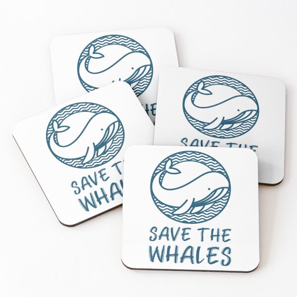Item preview, Save the Whales Cute Whale on Waves designed and sold by javes93.