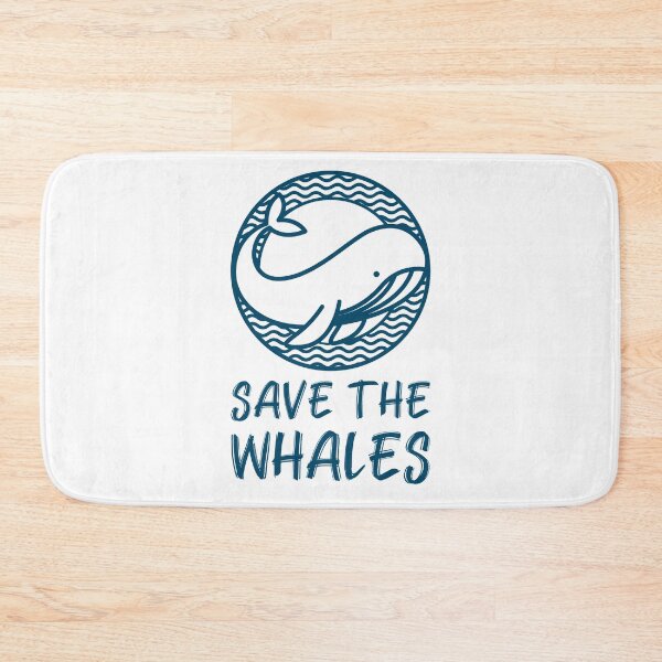 Item preview, Save the Whales Cute Whale on Waves designed and sold by javes93.