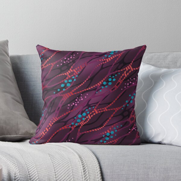 Andromedan Meadow - 01 Throw Pillow