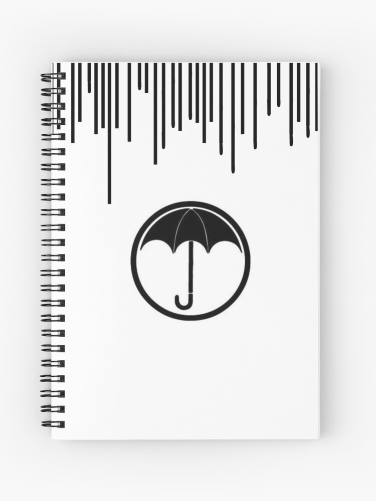 Cuaderno de espiral «Umbrella Academy - El logotipo» de apileofschist |  Redbubble