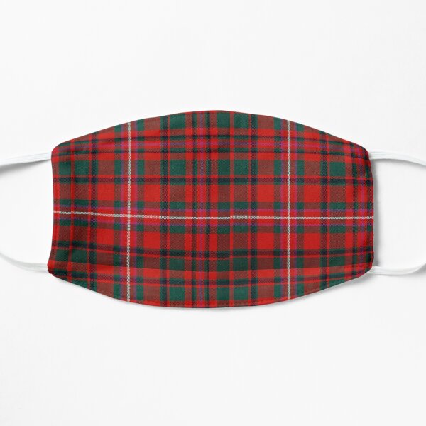 Mackinnon tartan red mask Flat Mask