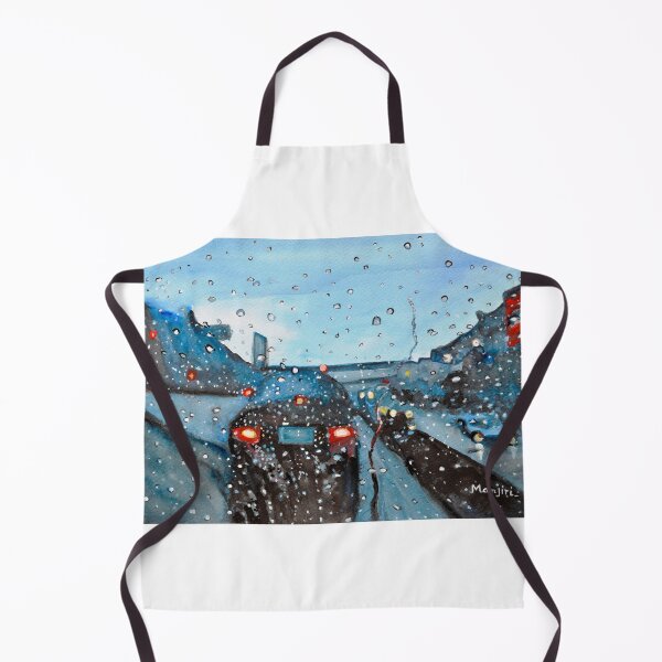 Item preview, Long drive on Highway romantic rainy painting designed and sold by artbymanjiri.