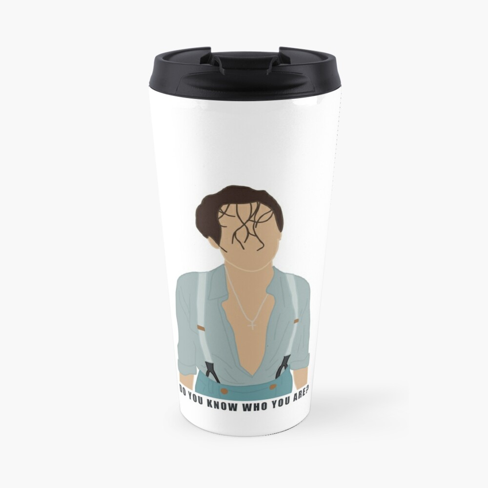 Lights Up Harry Styles Travel Mug By Shopsunflowerv6 Redbubble