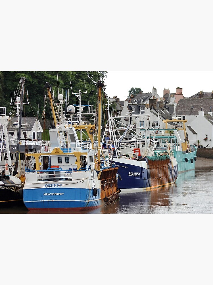 "Close up of fishing boats at Kirkcudbright" Photographic Print by BarryRussell Redbubble