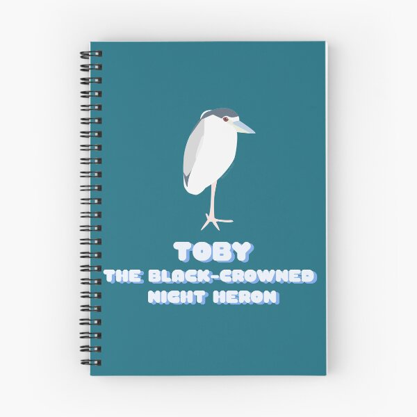 Item preview, Toby the Black Crowned Night Heron Character Design designed and sold by Caslyn Rodriguez.