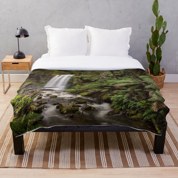 Hopetoun Falls Throw Blanket
