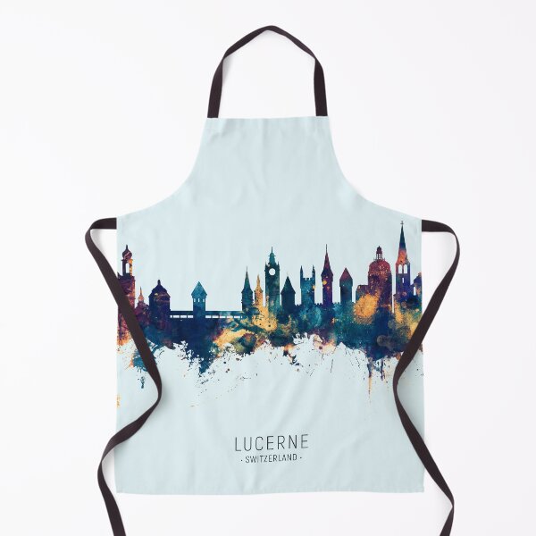 Item preview, Lucerne Switzerland Luzern Skyline designed and sold by ArtPrints.