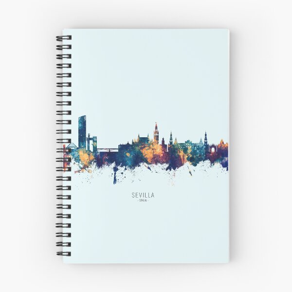 Item preview, Sevilla Spain Skyline designed and sold by ArtPrints.