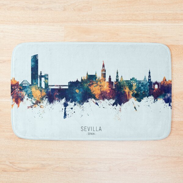Item preview, Sevilla Spain Skyline designed and sold by ArtPrints.