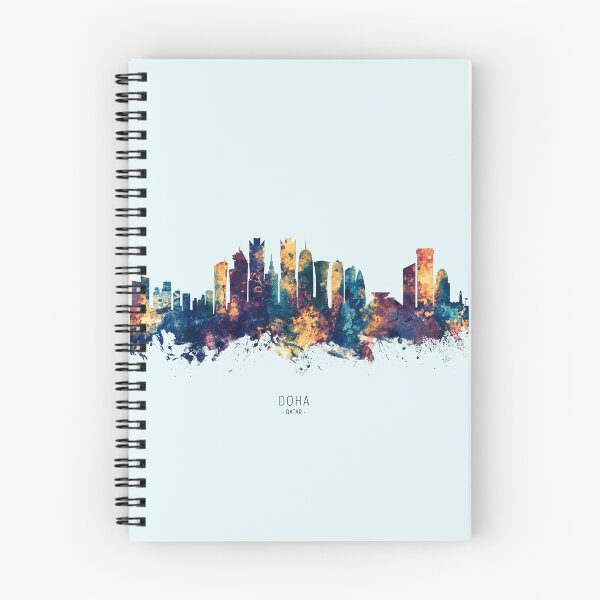 Item preview, Doha Qatar Skyline designed and sold by ArtPrints.