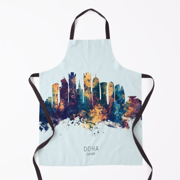 Item preview, Doha Qatar Skyline designed and sold by ArtPrints.