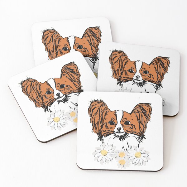 Item preview, Papillon with flowers designed and sold by NinaBetterNot.