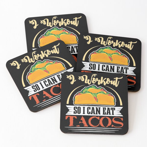 Item preview, I Workout so i can eat Tacos designed and sold by Grinover.