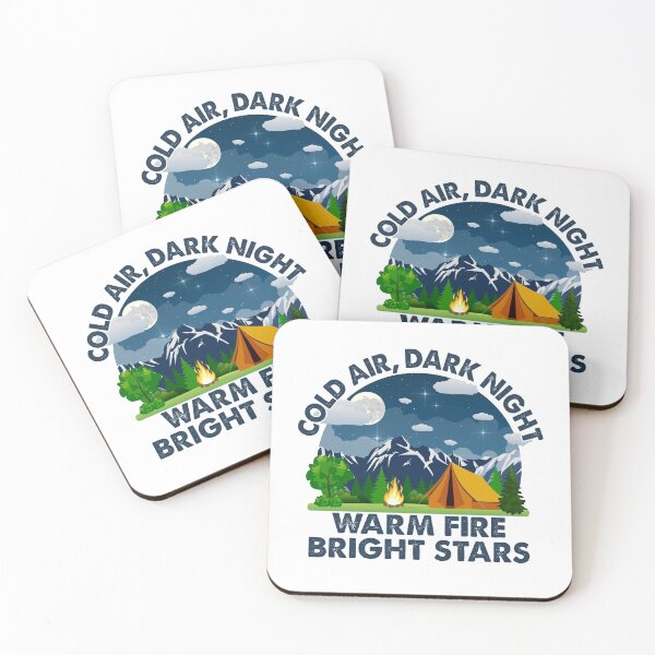 Item preview, Cold Air Dark Night Warm Fire Bright Stars designed and sold by dreamy11.