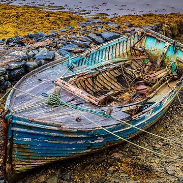 Poster Old Fishing Boat 