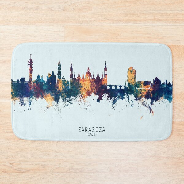 Item preview, Zaragoza Spain Skyline designed and sold by ArtPrints.