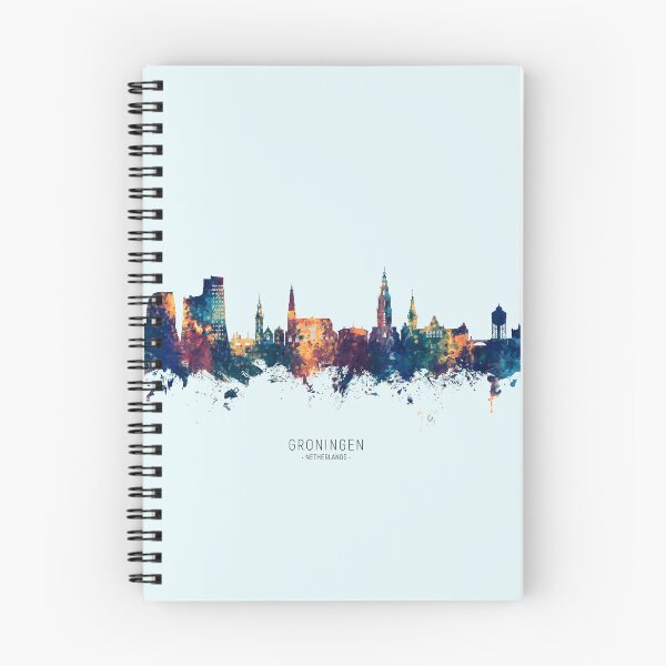 Item preview, Groningen The Netherlands Skyline designed and sold by ArtPrints.
