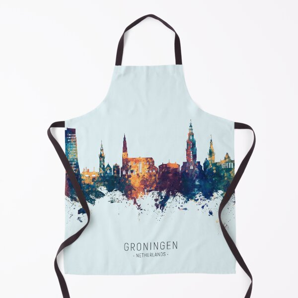 Item preview, Groningen The Netherlands Skyline designed and sold by ArtPrints.