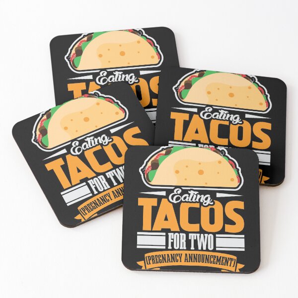 Item preview, Eating Tacos for two Pregnancy Announcement designed and sold by Grinover.