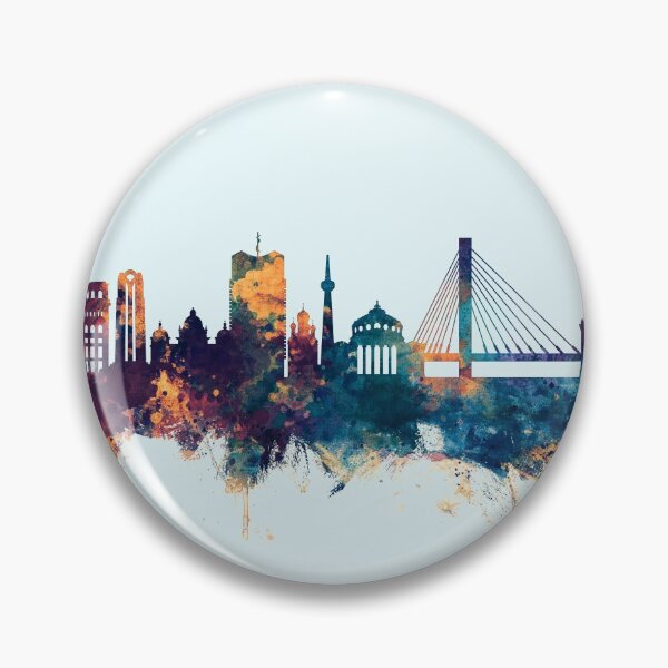 Item preview, Bucharest Romania Skyline designed and sold by ArtPrints.
