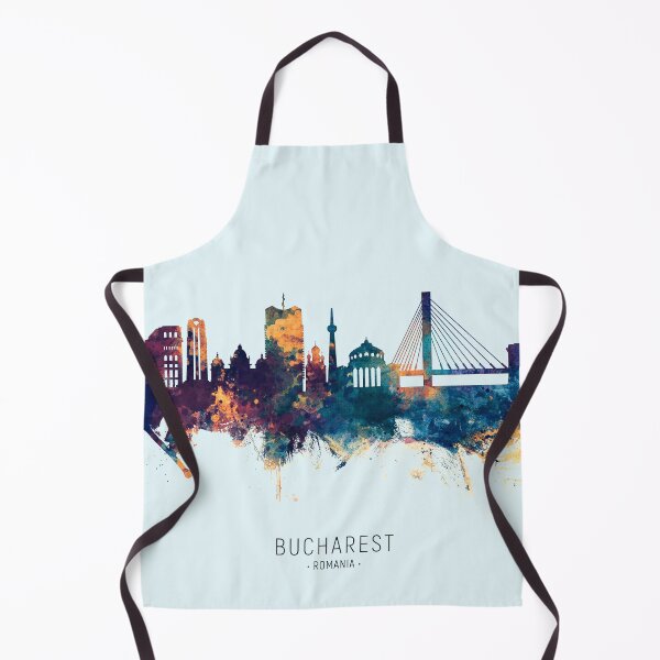 Item preview, Bucharest Romania Skyline designed and sold by ArtPrints.