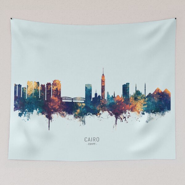 Item preview, Cairo Egypt Skyline designed and sold by ArtPrints.