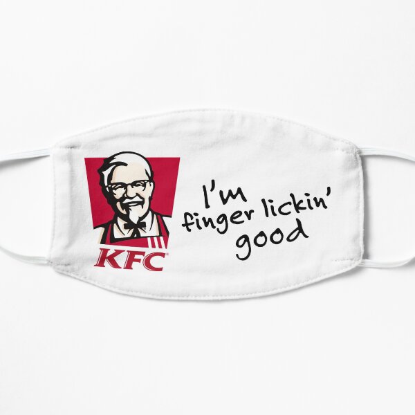 KFC I'm finger lickin' good Flat Mask