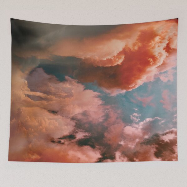 Item preview, Red-Orange-Pink Rolling Cloud Formation designed and sold by Hanlar.