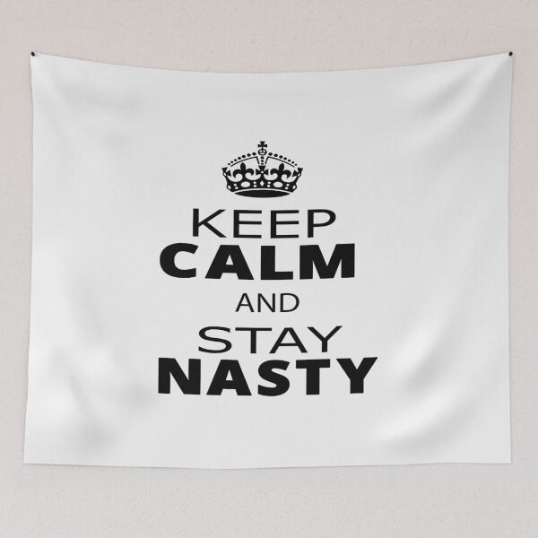 Item preview, Keep Calm And Stay Nasty,keep calm, Nasty Woman Slim Fit T-ShirT designed and sold by alikassi.