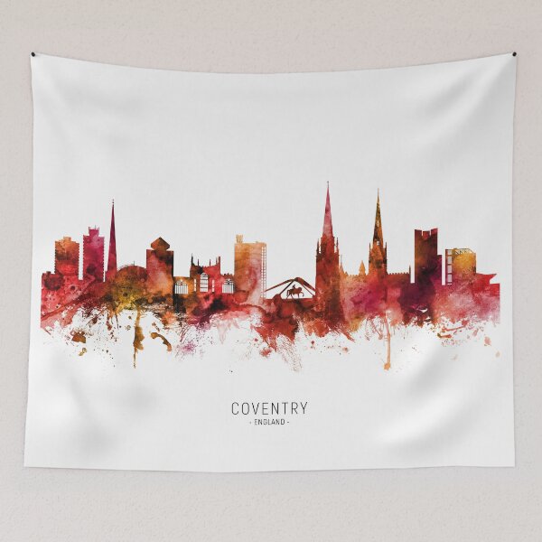 Item preview, Coventry England Skyline designed and sold by ArtPrints.
