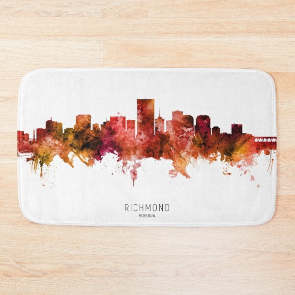 Artikelvorschau, Richmond Virginia Skyline entworfen und verkauft von ArtPrints.