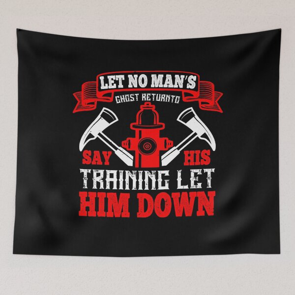 Item preview, Let No Man’s Ghost Return To Say His Training Let Him Down designed and sold by GoodVibeDesign.