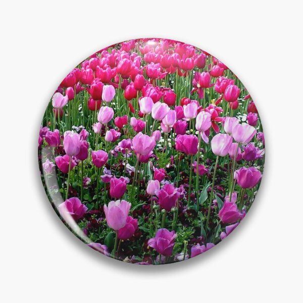 Item preview, Sea of white, pink and purple tulips designed and sold by HeatherPhn.