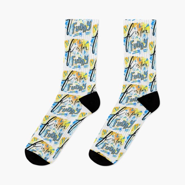 Item preview, F is for Funny: alphabet doodle design  designed and sold by Hannah's  Doodles.