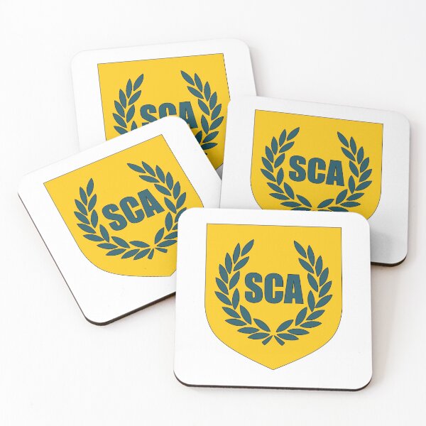 Item preview, SCA web logo gold blue designed and sold by BIPOCreenactors.